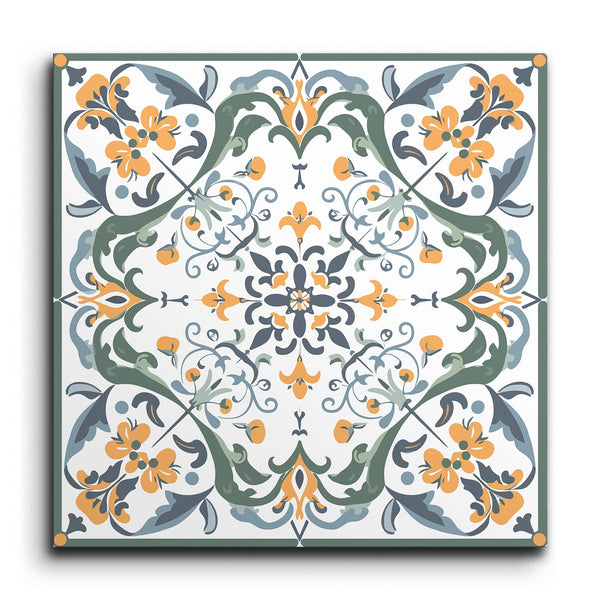 Floravine Encaustic Harmony Tile (Sample.250529.kmsoc)