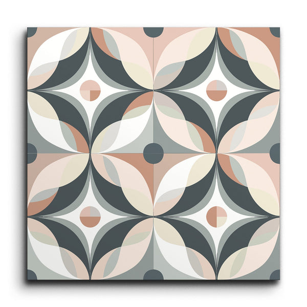 PetalSymmetry Geometric Harmony Tile (Sample.250606.ihwhy)