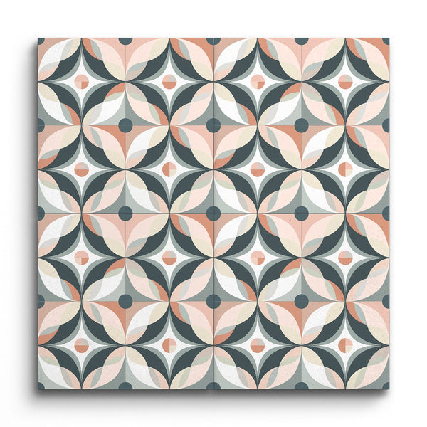 PetalSymmetry Geometric Harmony Tile (Sample.250606.ihwhy)